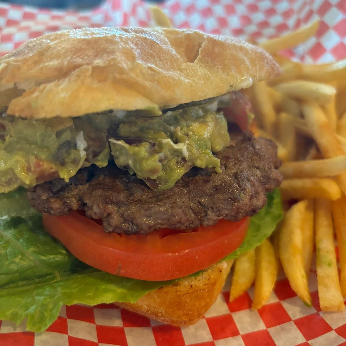 Margarita Burger at Broken Barrel