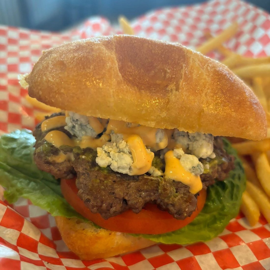 Sriracha Blue Cheese at Broken Barrel
